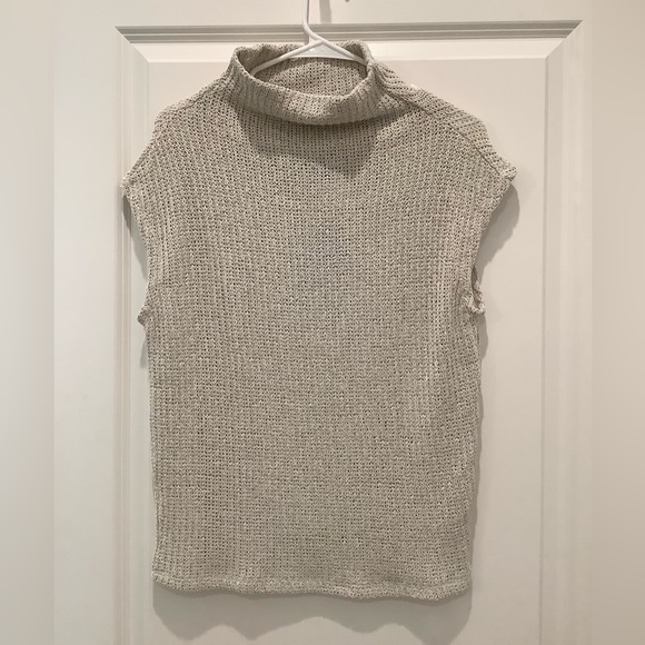 Tops - Gibsonlook Cap Sleeve Funnel Neck Top